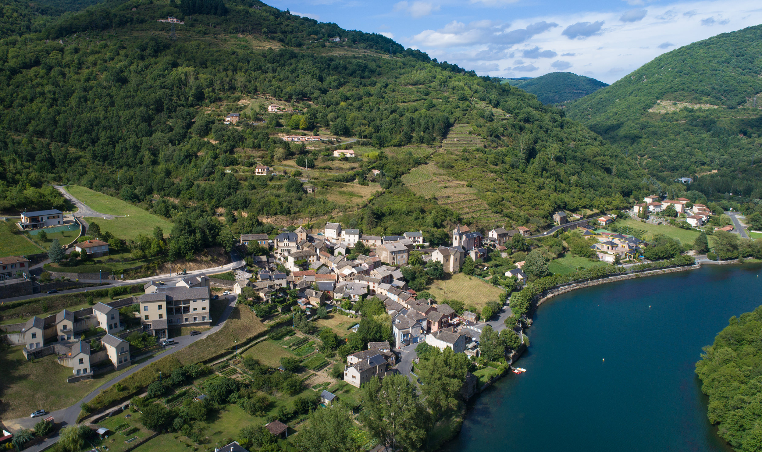 Vue aérienne le truel